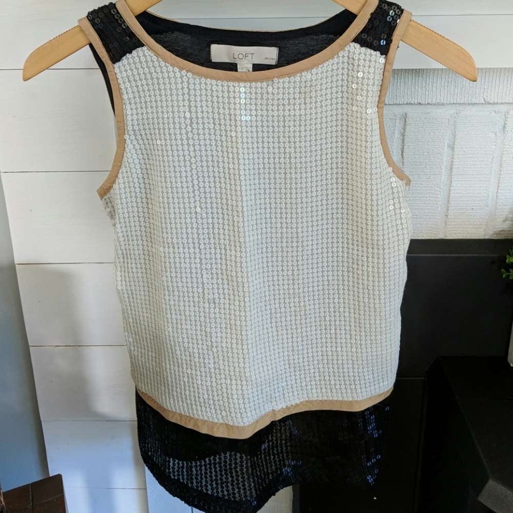 Sequin top from The Loft size XXSP